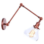 Vintage Loft LED Wall Light - Industrial Glass Iron Lamp