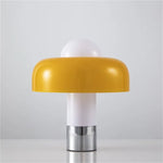Modern Art Glass Hat Table Lamp for Bedroom, Postmodern Retro Decor