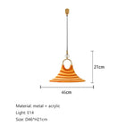 Liftable Trumpet Chandelier: Minimalist LED Pendant Lamp for Dining Room & Bedroom