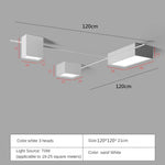 Black Nordic LED Ceiling Lights Chandeliers for Modern Living Room Decoration