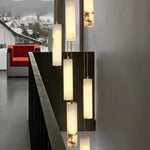 Stylish LED Pendant Chandeliers for Living Room Staircase Indoor Lighting