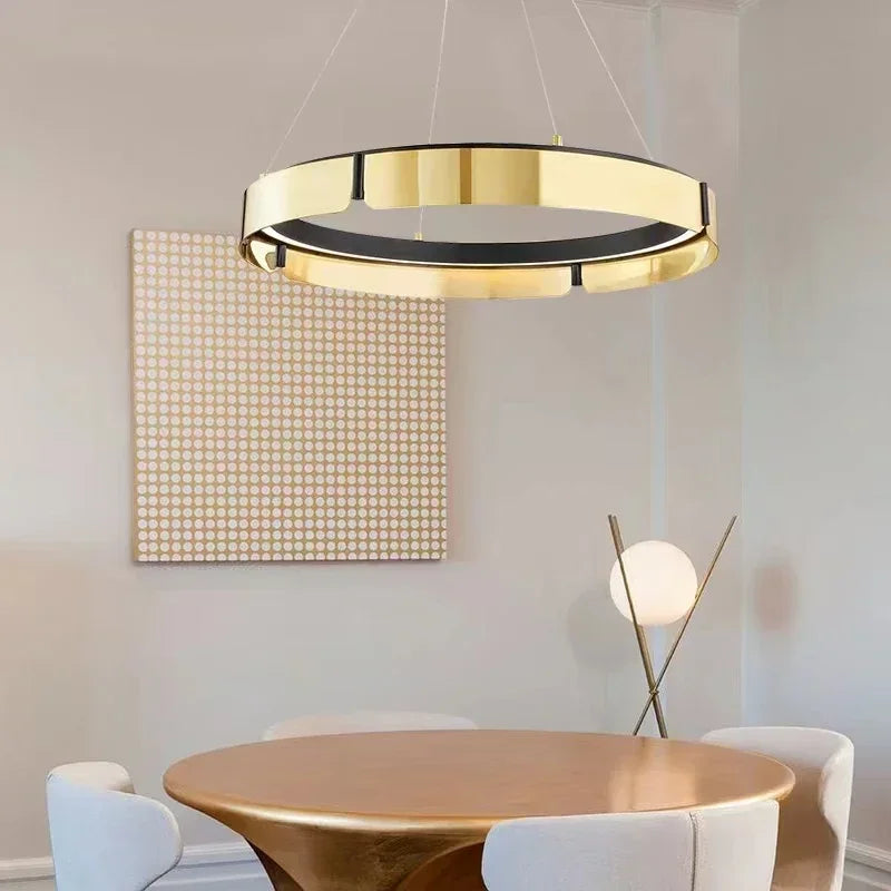 LED Chandelier: Modern Minimalist Pendant Light for Living, Dining, Kitchen, Bedroom