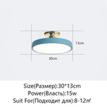 LED Ceiling Lamp for Living Room Study Child Bedroom Indoor Lighting