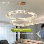 Light Luxury Crystal Chandelier for Elegant Living & Dining Atmosphere