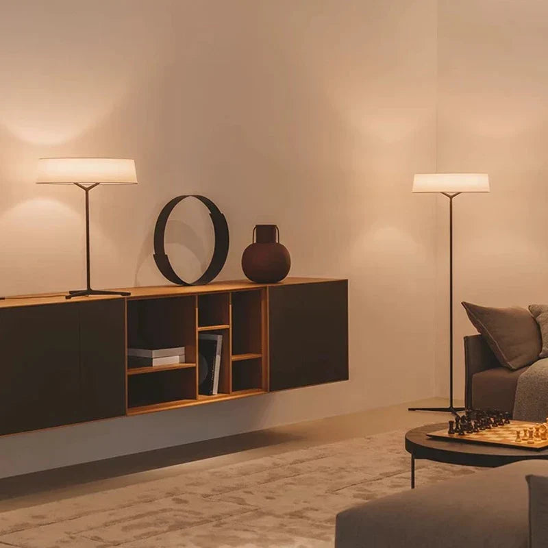 Nordic LED Floor Lamp - Minimalist Design for Living Room, Bedroom, and Reading