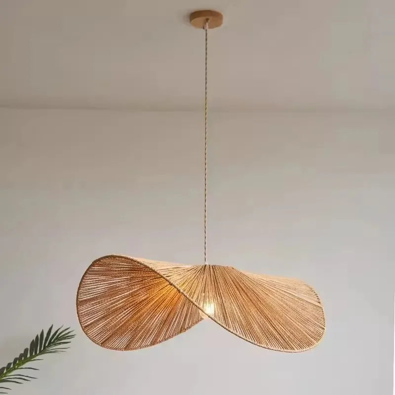 Bamboo Wabi Sabi Chandelier Pendant Lights for Home Décor