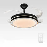 Crystal Light Ceiling Fan with Remote Control – Modern Chandelier Vintage Style