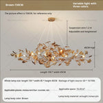 Gingko Leaf Chandelier: Modern Luxury Art Decor for Home, Restaurant & Bar