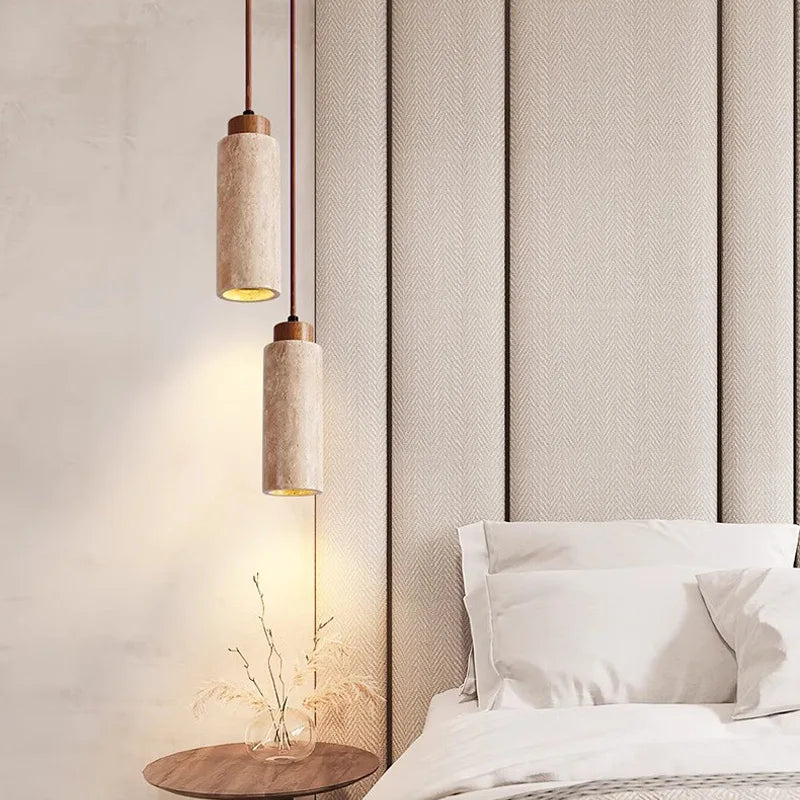 Travertine LED Pendant Lamp for Home Decor and Lighting Applciation