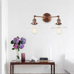 Vintage Loft Art Glass Wall Lamp - LED Study Aisle Bedside Light