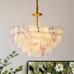 Modern Crystal Pearl Chandelier for Living Room, Bedroom, Dining Room