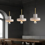 Marble Pendant Light: Modern Bar Fixture Hanging Chandelier