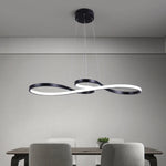 Acrylic Chandelier LED Ceiling Light Minimalist Design for Dining Room
