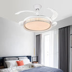 42/48inch Invisible Chandelier Ceiling Fan with LED Light in Multiple Colors