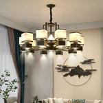 Chinese Zen Marble Chandelier for Living Room, Restaurant, and Bedroom