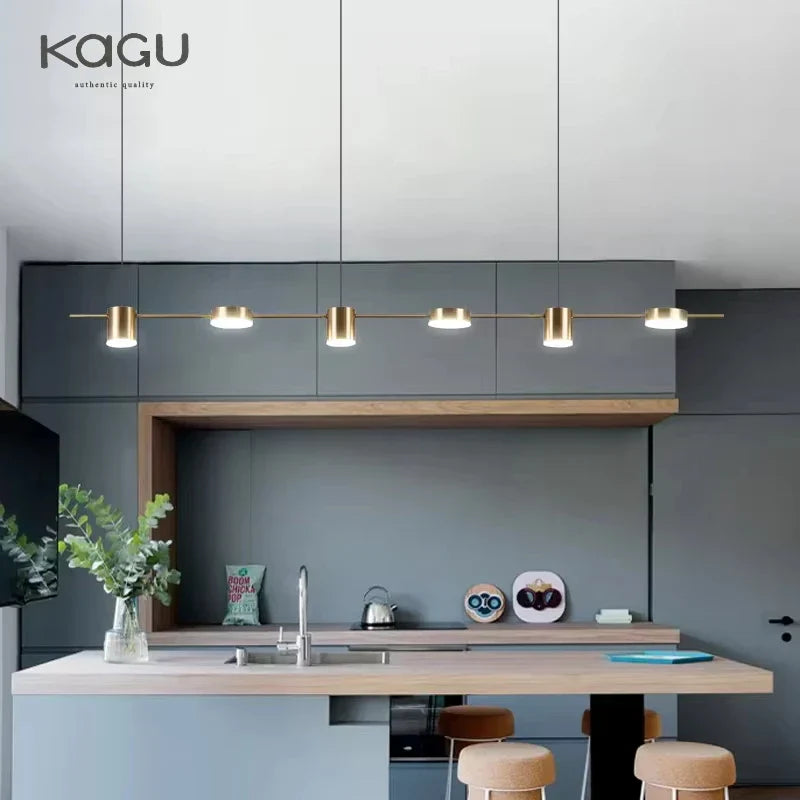 Dimmable LED Ceiling Chandelier for Living Room, Dining, Kitchen - Modern Hanging Light