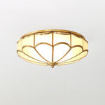 Scalloped Flush Ceiling Light