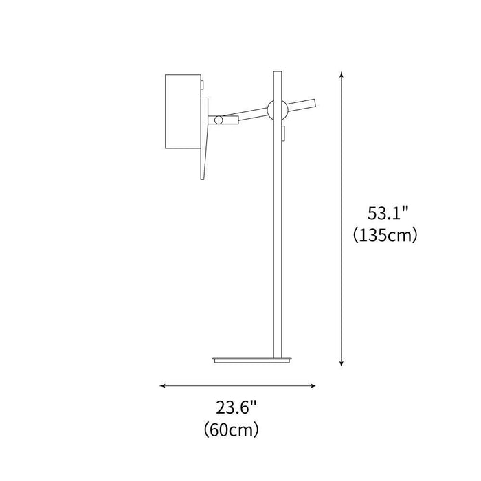 Scantling Floor Lamp 23.6"