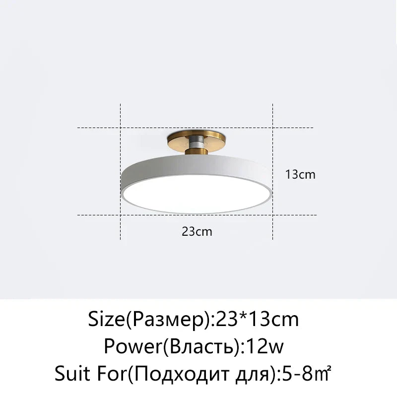 LED Ceiling Lamp for Living Room Study Child Bedroom Indoor Lighting