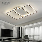Modern Black & White LED Ceiling Chandelier for Home Decoration