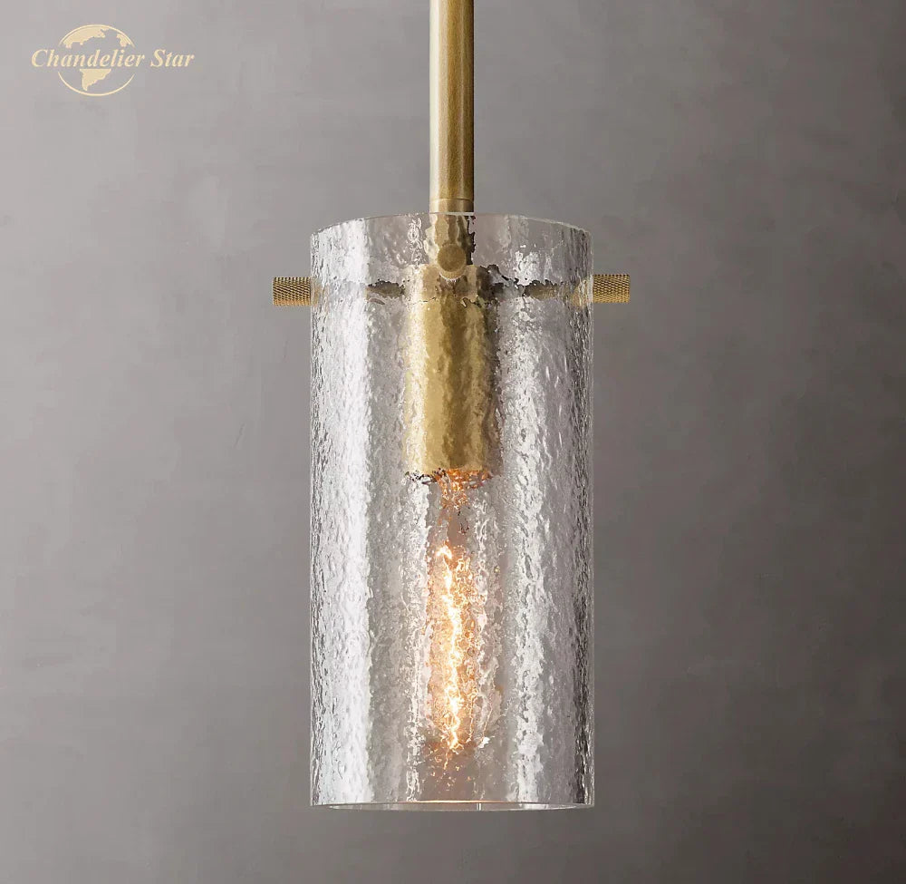 Modern Glass LED Chandelier Charleroi Pendant Light for Kitchen Bedroom Dining Room