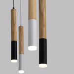 Long Tube LED Pendant Light for Dining, Living, Kitchen, Shop, Bar, Cafe