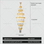 Crystal Staircase Chandelier: Luxurious European Style for Villa Living
