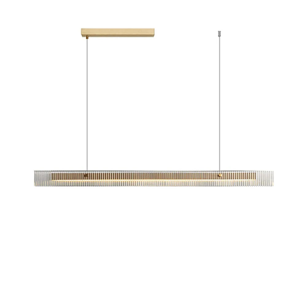 Minimalist LED Chandelier: Dimmable Pendant Lighting for Dining Table