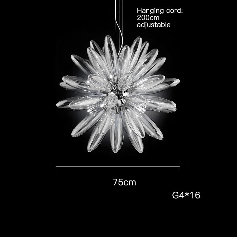 LED Globe 2025 Chandelier in Chrome/Gold - Spectacular Lighting Fixture