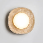Natural Stone LED Ceiling Lamp for Living Room Lighting Fixtures
