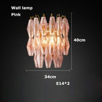 Glass Art LED Chandelier for Living Room