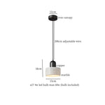 Afralia™ Green Marble LED Pendant Light - Modern Nordic Interior Lighting Fixture