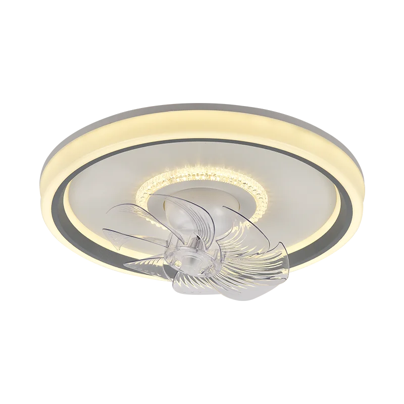 6-Speed LED Ceiling Fan Light for Living Room - 360° Rotation