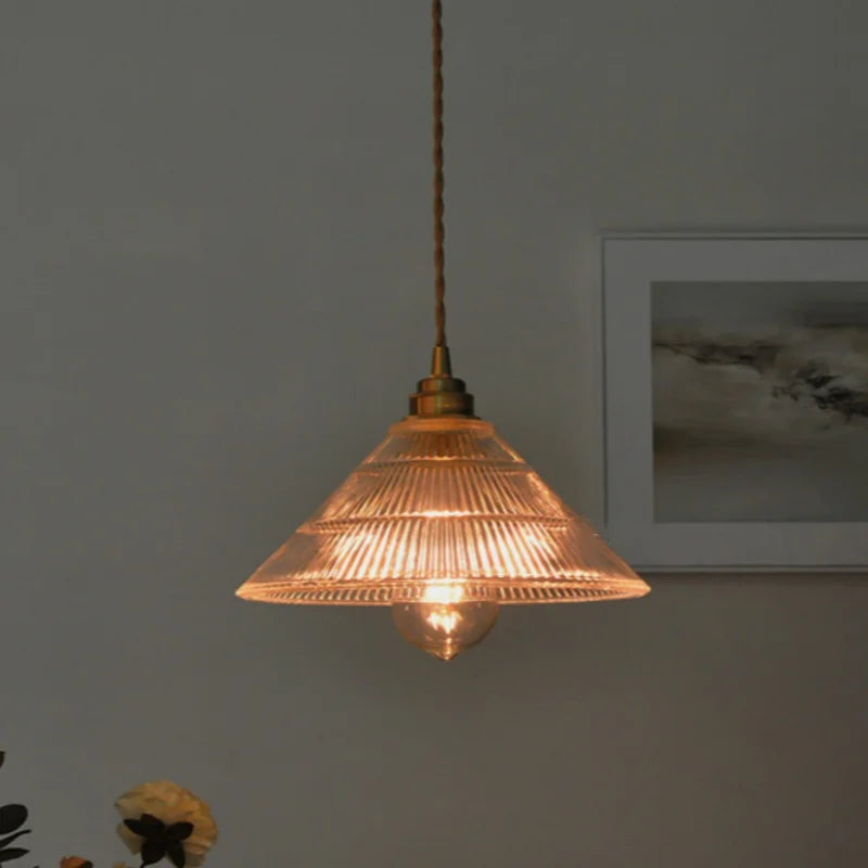 Afralia™ Nordic Glass Pendant Light Fixture Adjustable Hanging Lamp