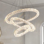 Crystal Chandelier Ring - Elegant Light Luxury for Living Room, Dining Room & Bedroom