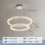 Crystal Chandelier Ring - Elegant Light Luxury for Living Room, Dining Room & Bedroom