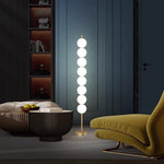 White Balls Floor Lamp: Modern Living Room Decoration & Mood Light