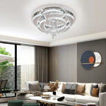 Luxury Crystal LED Chandelier Ceiling Lamp for Living Dining Room