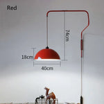 Adjustable Nordic Pendant Light for Kitchen Island and Bedroom Wall Fixture