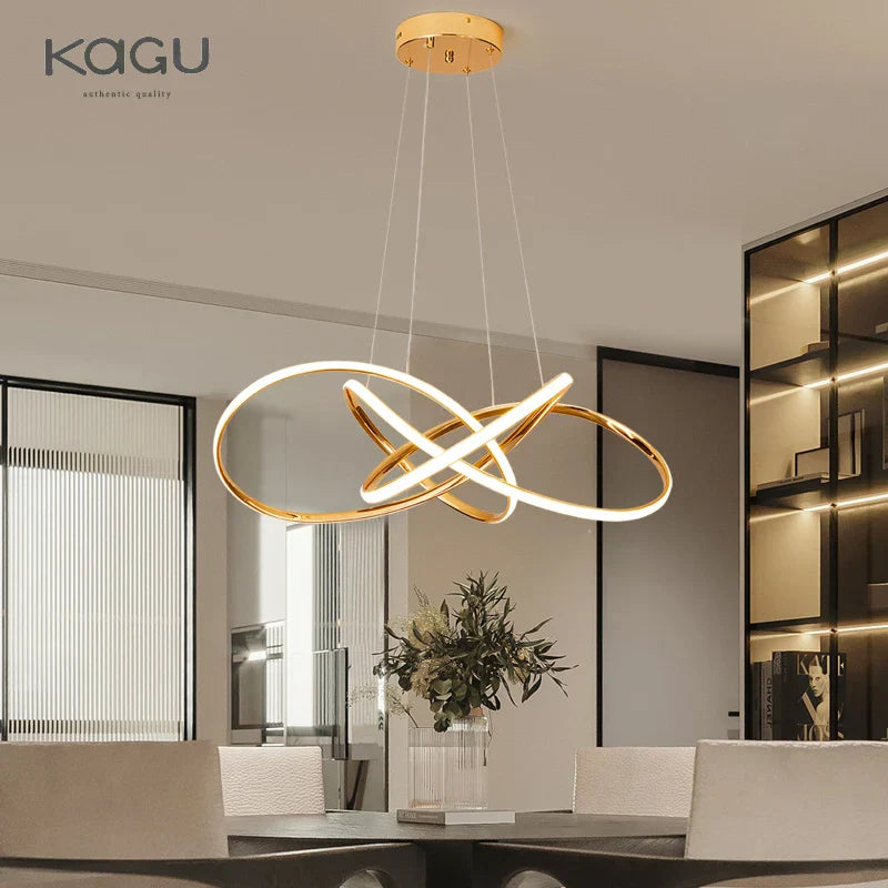 Modern Dimmable LED Chandelier Pendant Light for Home Decor