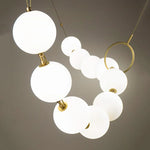 Brass Artistic Necklace Chandelier Lighting for Living Room