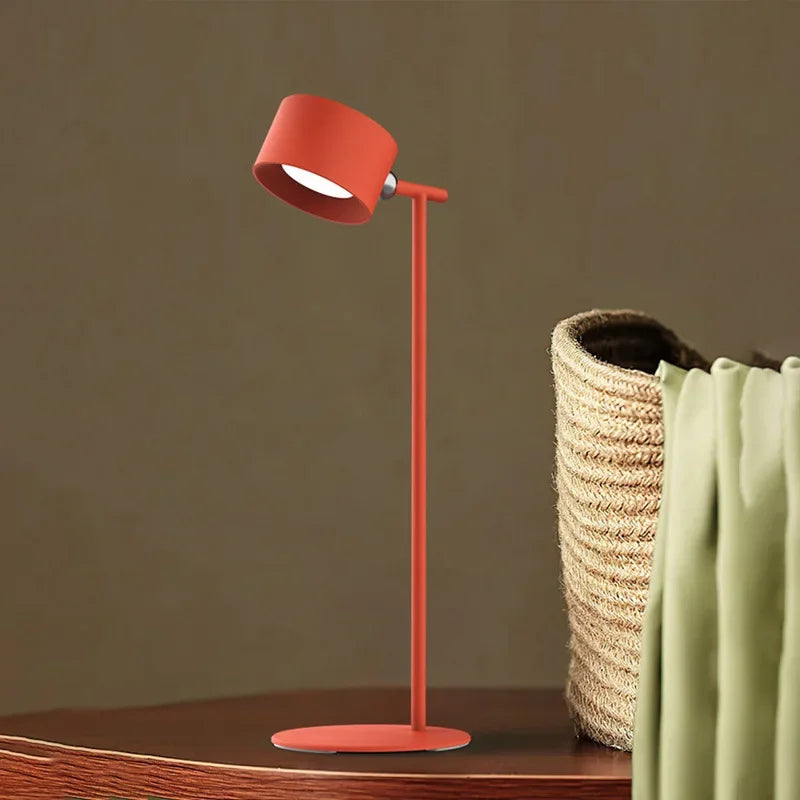 RGB Desk Lamp: Portable, Magnetic, Rechargeable, 360° Rotation, Wall Mount, Reading Light