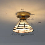 Amber Glass LED Ceiling Lights Modern Nordic Kitchen Living Room Lighting