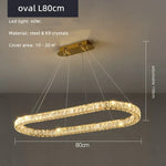Crystal Ceiling Lights: Modern Luxury Dimmable LED Chandelier for Living Room