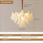 Magnolia Crystal Chandelier: Elegant French Style Dining Room Art Light