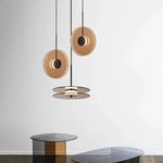 Glass Art Chandelier: Nordic Minimalist LED Pendant Light for Home, Cafe, Bar