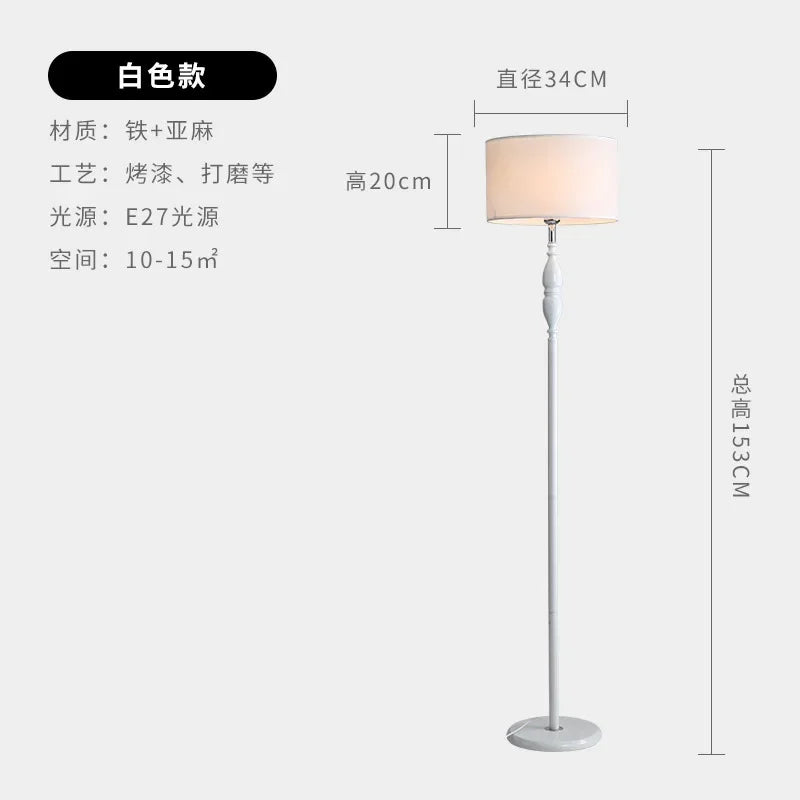 Nordic Style LED Floor Lamp Creative Personality Decoration Bedroom Study Lamp