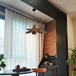 Nordic Wood Chandelier: LED Pendant Lamp for Home, Restaurant, and Bar