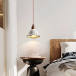 Nodric LED Pendant Lamp Cement & Wood Hanging Light