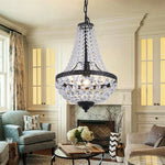 Retro Crystal Chandelier Pendant Light for Home Decor